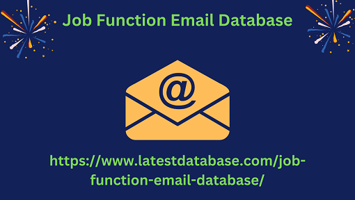 Job Function Email Database